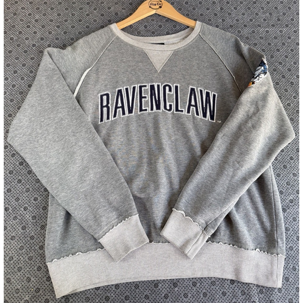 Wizarding World Harry Potter Ravenclaw Sweatshirt Womens Large Gray